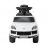 MILLY MALLY Kinderfahrzeug Porsche Cayenne S Weiß - Elektro-Kinderauto mit 12V Akku, Fernbedienung, LED-Leuchten