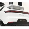 MILLY MALLY Kinderfahrzeug Porsche Cayenne S Weiß - Elektro-Kinderauto mit 12V Akku, Fernbedienung, LED-Leuchten