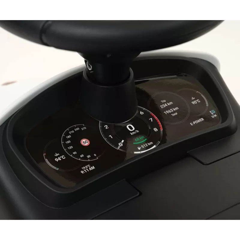 MILLY MALLY Kinderfahrzeug Porsche Cayenne S Weiß - Elektro-Kinderauto mit 12V Akku, Fernbedienung, LED-Leuchten