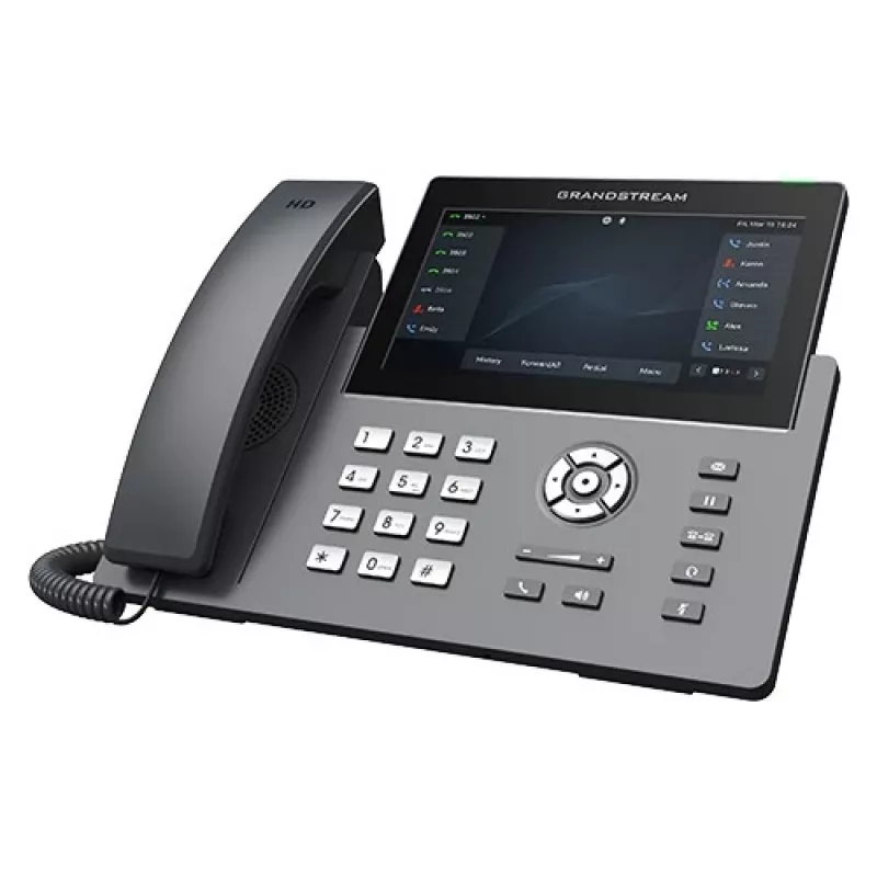 Grandstream GRP2670 IP-Telefon 12 Leitungen 7 inch Touchscreen Wi-Fi Bluetooth PoE Schwarz