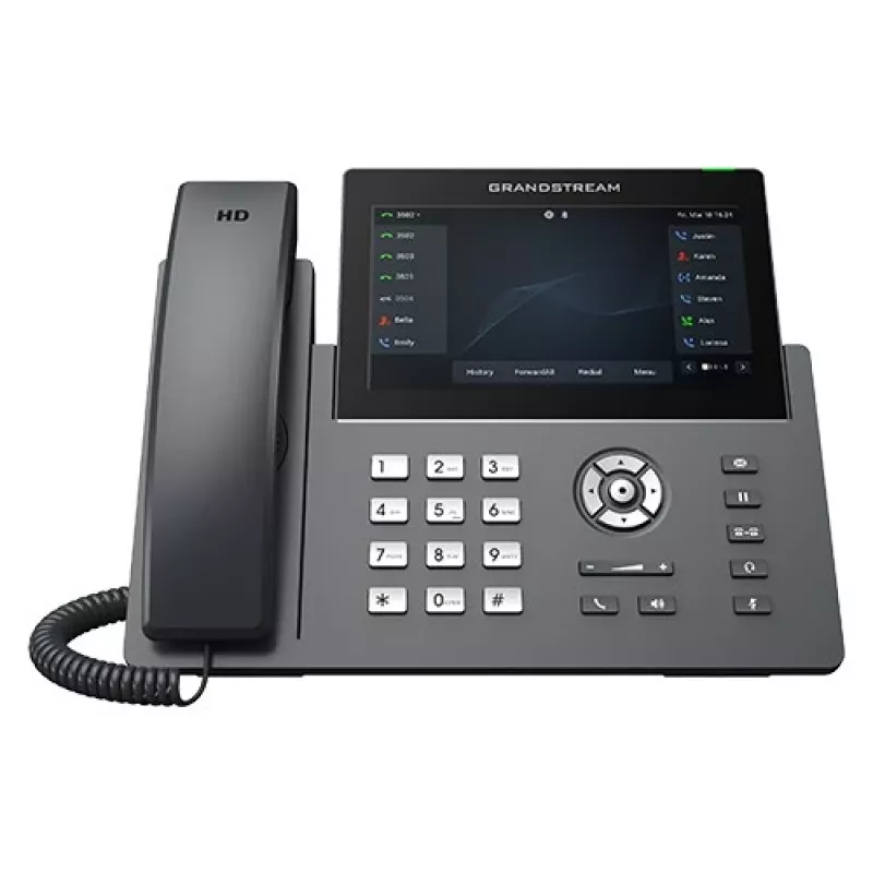 Grandstream GRP2670 IP-Telefon 12 Leitungen 7 inch Touchscreen Wi-Fi Bluetooth PoE Schwarz