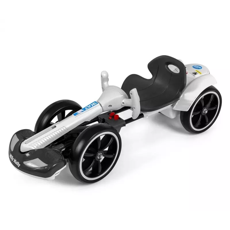 MILLY MALLY Go-kart Battery-powered Bolt White