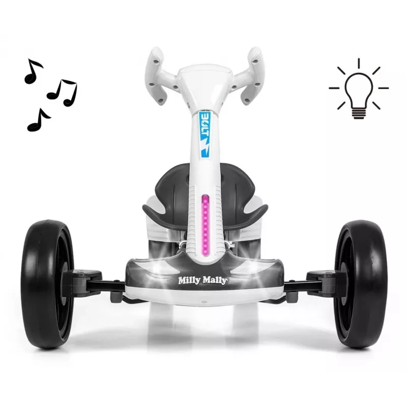 MILLY MALLY Go-kart Battery-powered Bolt White