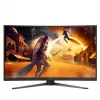 AOC C32G4Z 31.5 inch Curved Gaming Monitor, Full HD, 240Hz, 1ms, VA, FreeSync Premium, Schwarz/Rot