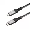 Gembird CCBP-USB4-CMCM240-0.5M Premium USB4 Type-C Lade- und Datenkabel, 40 Gbit/s, 240 W, 0,5 m