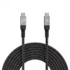 Gembird CCBP-USB4-CMCM240-0.5M Premium USB4 Type-C Lade- und Datenkabel, 40 Gbit/s, 240 W, 0,5 m