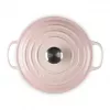 Le Creuset Signature Gusseisen Runder Schmortopf 20 cm Shell Pink