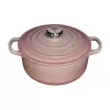 Le Creuset Signature Gusseisen Runder Schmortopf 20 cm Shell Pink