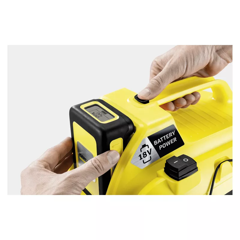 Kärcher WD 1 Compact Battery Set Nass- und Trockensauger, 15L, 1000W