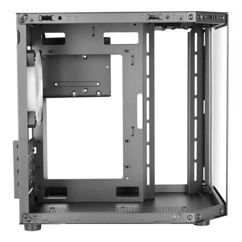 TACENS Mars Gaming MC-3TLITE Mini Tower Schwarz Tempered Glass FRGB Gehäuse