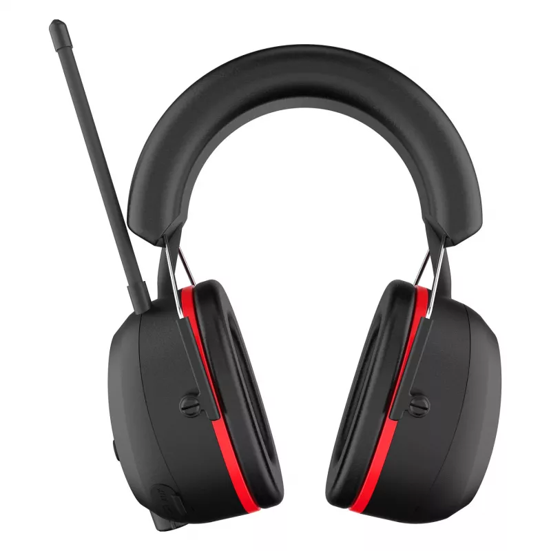 PerfectPro H-40 Gehörschutz-Kopfhörer für Baustellen mit DAB+/FM-Radio, Bluetooth 5.2, SNR 30 dB, IPX4, USB-C, Schwarz