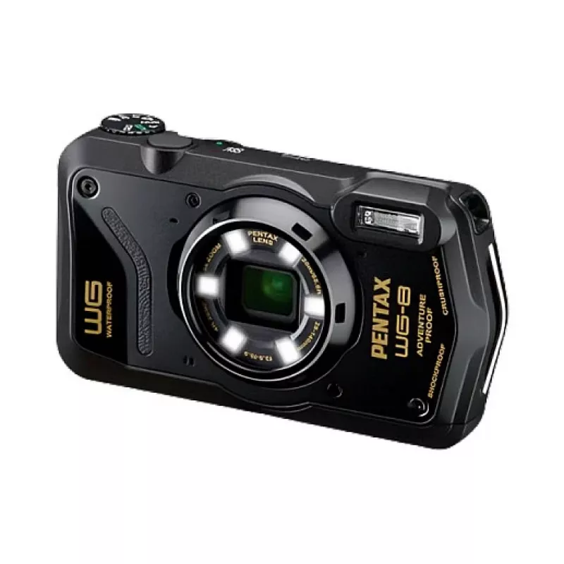Pentax WG-8 Black USB-C Unterwasser- & Robust-Kompaktkamera