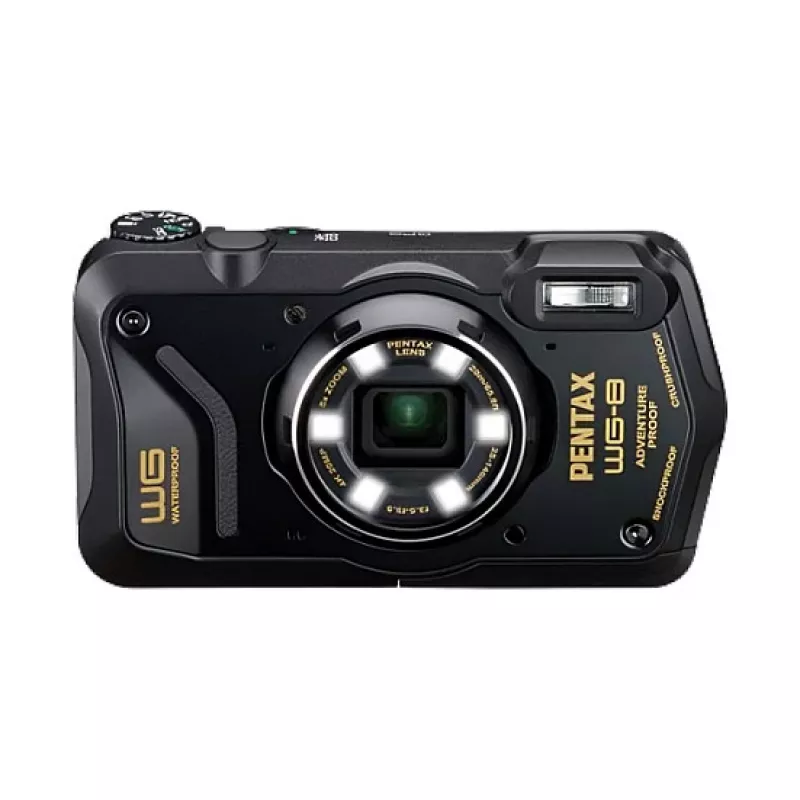 Pentax WG-8 Black USB-C Unterwasser- & Robust-Kompaktkamera