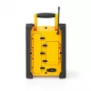 Nedis FM Radio RDFM3100YW - Tragbares FM-Radio mit Bluetooth und AUX, IPX5, Gelb