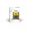 Nedis FM Radio RDFM3100YW - Tragbares FM-Radio mit Bluetooth und AUX, IPX5, Gelb