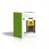 Nedis FM Radio RDFM3100YW - Tragbares FM-Radio mit Bluetooth und AUX, IPX5, Gelb