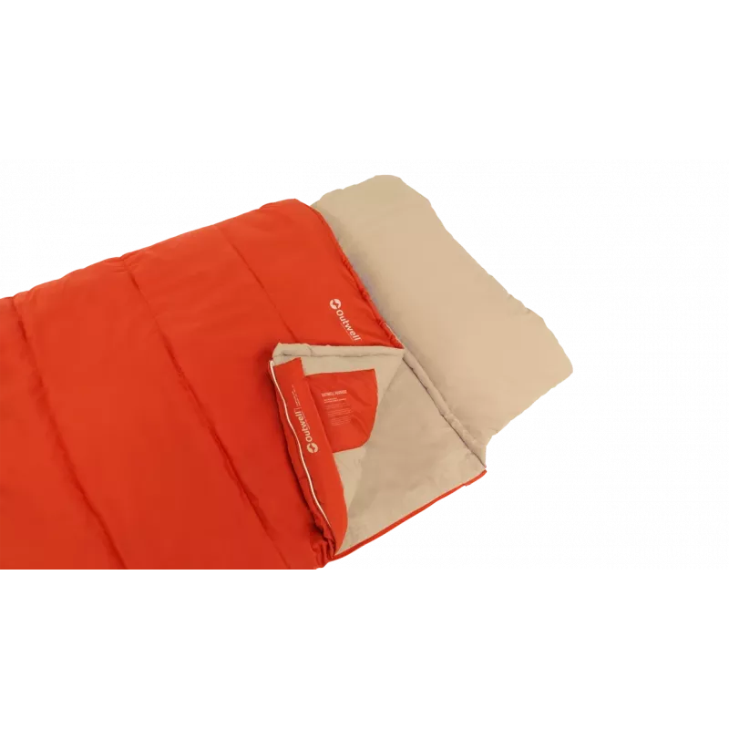 Outwell Contour Lux Red Schlafsack 220 x 85 cm -19 bis 15 °C Rechter Reißverschluss