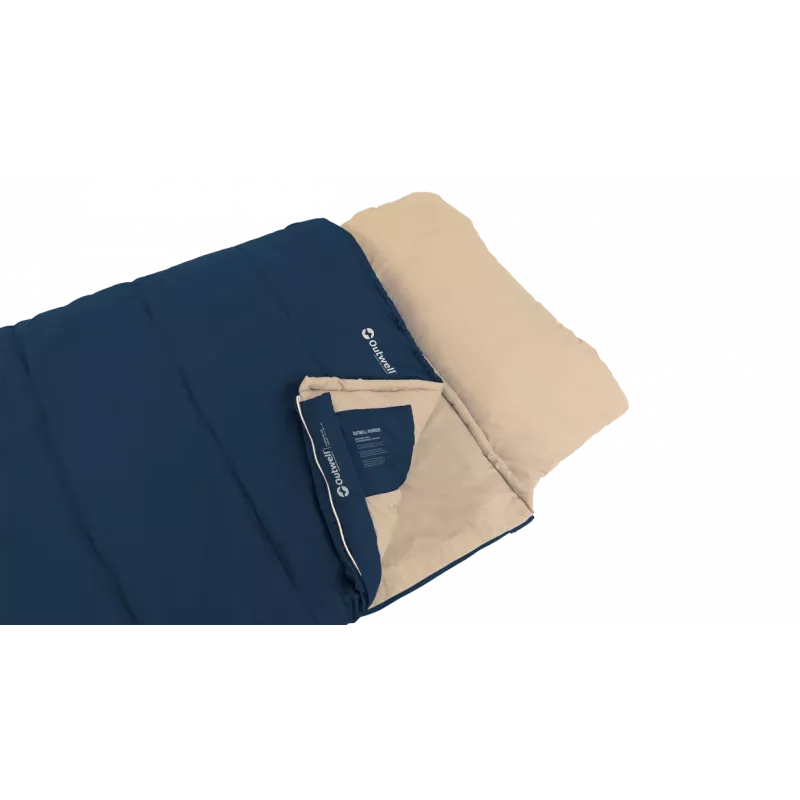 Outwell Contour Lux Deep Blue Schlafsack 220x85 cm -19 bis 15 °C Reißverschluss rechts