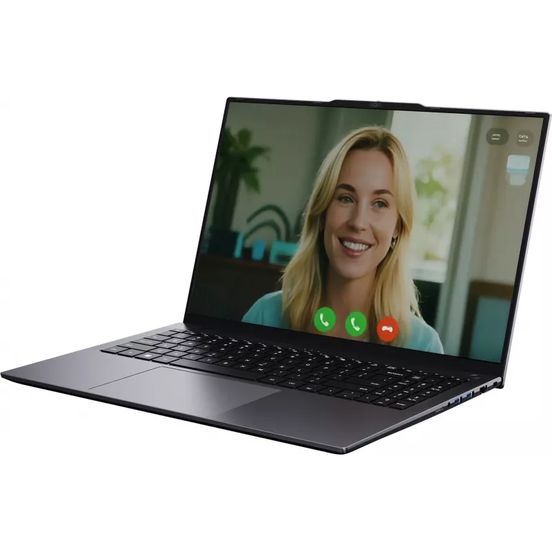 Chuwi CoreBook Plus P K1 Ryzen 5 7430U 16 inch WUXGA AntiGlare 16GB 512GB SSD Backlit Keyboard Windows 11 Pro Schwarz