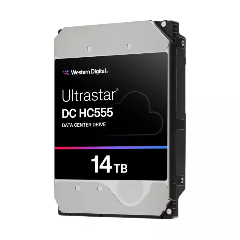 WD Ultrastar DC HC555 14 TB 3.5 inch Interne Festplatte - SAS 12Gb/s - 7200 RPM - 512 MB Cache - Self-Encrypting Drive (SED)