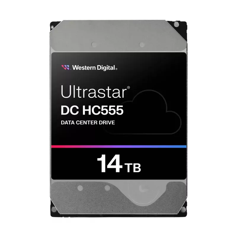 WD Ultrastar DC HC555 14 TB 3.5 inch Interne Festplatte - SAS 12Gb/s - 7200 RPM - 512 MB Cache - Self-Encrypting Drive (SED)