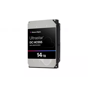 WD Ultrastar DC HC555 14 TB 3.5 inch Interne Festplatte - SAS 12Gb/s - 7200 RPM - 512 MB Cache - Self-Encrypting Drive (SED)