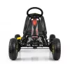 MILLY MALLY Pedal Go-Kart Thor Black, Stahlrahmen, EVA-Schaumräder, Handbremse, Vorwärts/Rückwärts, für Kinder 3-8 Jahre, max. Belastung 30 kg