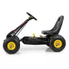 MILLY MALLY Pedal Go-Kart Thor Black, Stahlrahmen, EVA-Schaumräder, Handbremse, Vorwärts/Rückwärts, für Kinder 3-8 Jahre, max. Belastung 30 kg