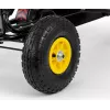 MILLY MALLY Pedal Go-Kart Thor Black, Stahlrahmen, EVA-Schaumräder, Handbremse, Vorwärts/Rückwärts, für Kinder 3-8 Jahre, max. Belastung 30 kg