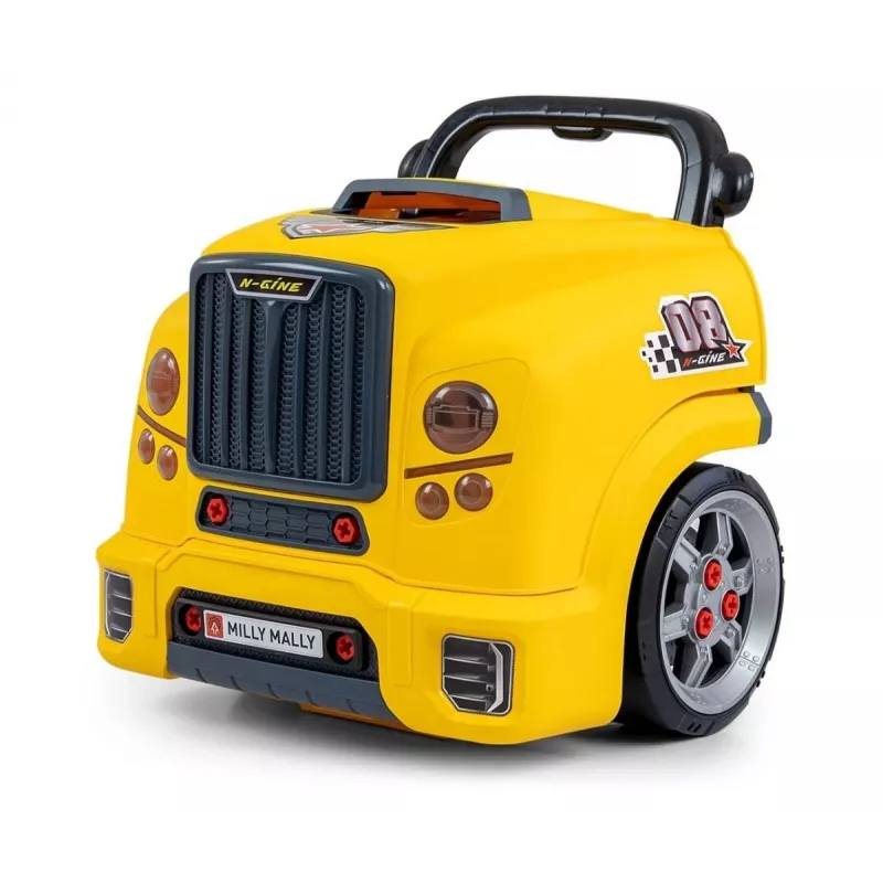 MILLY MALLY Mechanic Workshop Set mit zerlegtem Motor N-Gine Gelb