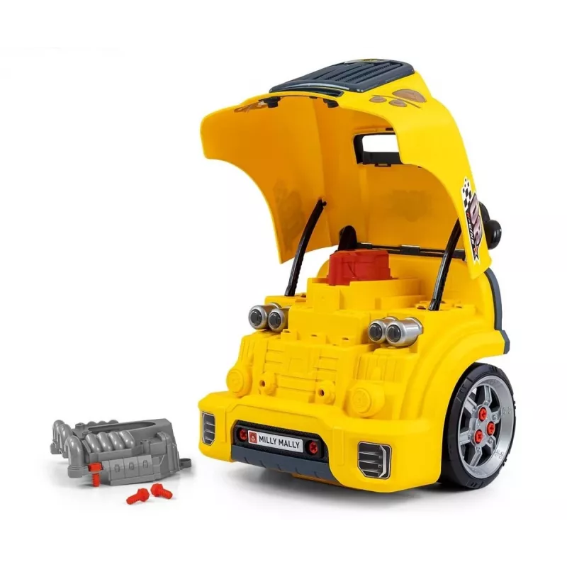 MILLY MALLY Mechanic Workshop Set mit zerlegtem Motor N-Gine Gelb