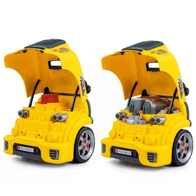 MILLY MALLY Mechanic Workshop Set mit zerlegtem Motor N-Gine Gelb