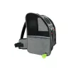 ZOLUX Nomad Pet Carrier Rucksack für Hunde und Katzen, 32x25x42 cm, Grau/Schwarz