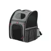 ZOLUX Nomad Pet Carrier Rucksack für Hunde und Katzen, 32x25x42 cm, Grau/Schwarz