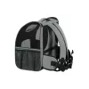 ZOLUX Nomad Pet Carrier Rucksack für Hunde und Katzen, 32x25x42 cm, Grau/Schwarz
