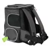 ZOLUX Nomad Pet Carrier Rucksack für Hunde und Katzen mit Laptopfach - 33x29x40 cm, Anthrazitgrau