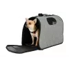 ZOLUX NOMAD S Transporttasche für Hunde und Katzen, Grau, 36x21x23,5 cm