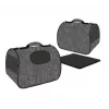 ZOLUX NOMAD S Transporttasche für Hunde und Katzen, Grau, 36x21x23,5 cm