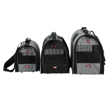 ZOLUX NOMAD M Pet Carrier Bag für Hunde und Katzen, Grau, 43,5x25x28,5 cm
