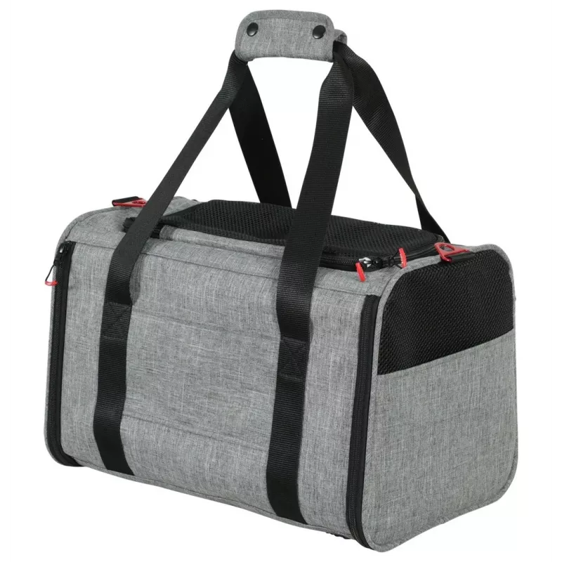 ZOLUX NOMAD M Expandierbare Haustiertransporttasche 44x28x28 cm Grau