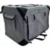 ZOLUX NOMAD M Klappbare Stoff-Haustiertransportbox 70x52x52 cm Grau/Schwarz
