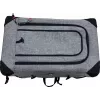 ZOLUX NOMAD L Faltbare Stoff-Haustiertransportbox, Groß, Grau & Schwarz, 91,4x63,5x63,5 cm