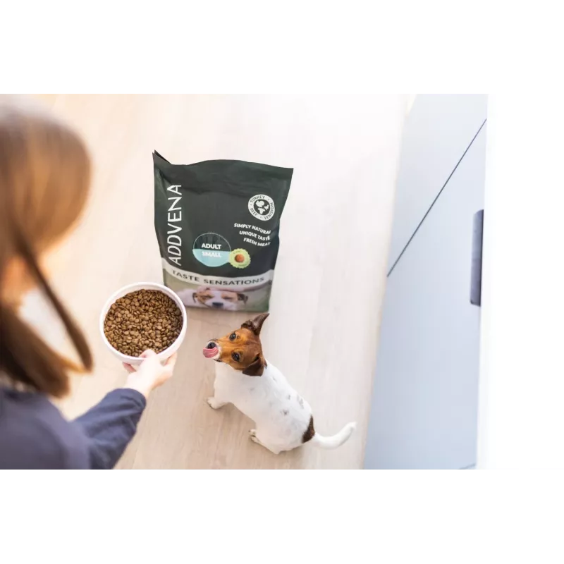 ADDVENA TASTE SENSATIONS Trockenfutter für ausgewachsene Hunde kleiner Rassen 10 kg