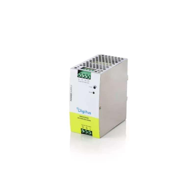 DIGITUS Industrienetzteil 48V DC 240W Metallgehäuse Hutschiene