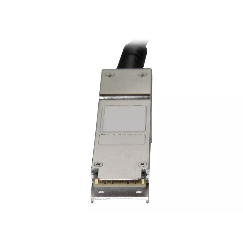 StarTech.com 0,5 m QSFP+ Direct Attach Cable - MSA-konform - 40G QSFP+ passives Twinax-Kabel - QSFP auf QSFP - Schwarz