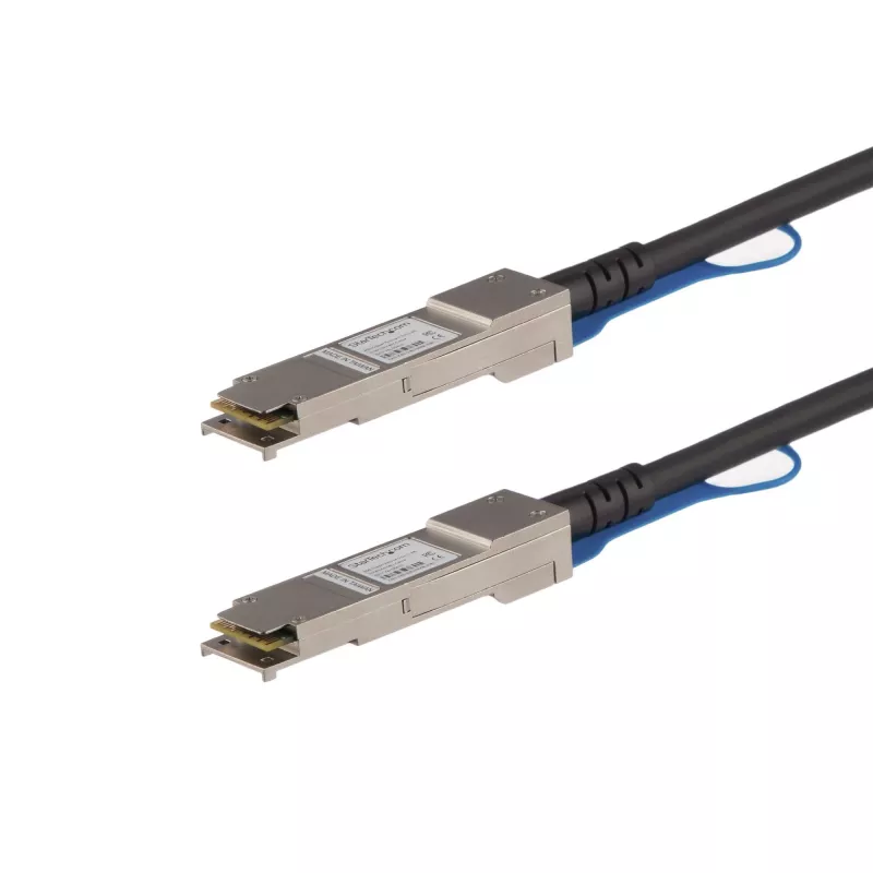 StarTech.com 0,5 m QSFP+ Direct Attach Cable - MSA-konform - 40G QSFP+ passives Twinax-Kabel - QSFP auf QSFP - Schwarz