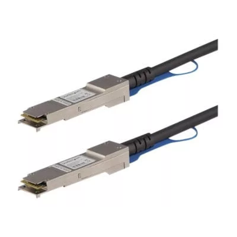 StarTech.com 0,5 m QSFP+ Direct Attach Cable - MSA-konform - 40G QSFP+ passives Twinax-Kabel - QSFP auf QSFP - Schwarz