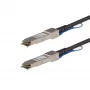 StarTech.com 0,5 m QSFP+ Direct Attach Cable - MSA-konform - 40G QSFP+ passives Twinax-Kabel - QSFP auf QSFP - Schwarz