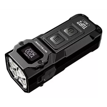 Nitecore TUP2 Schlüsselanhänger-Taschenlampe Schwarz 1200lm USB-C