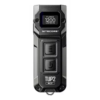 Nitecore TUP2 Schlüsselanhänger-Taschenlampe Schwarz 1200lm USB-C